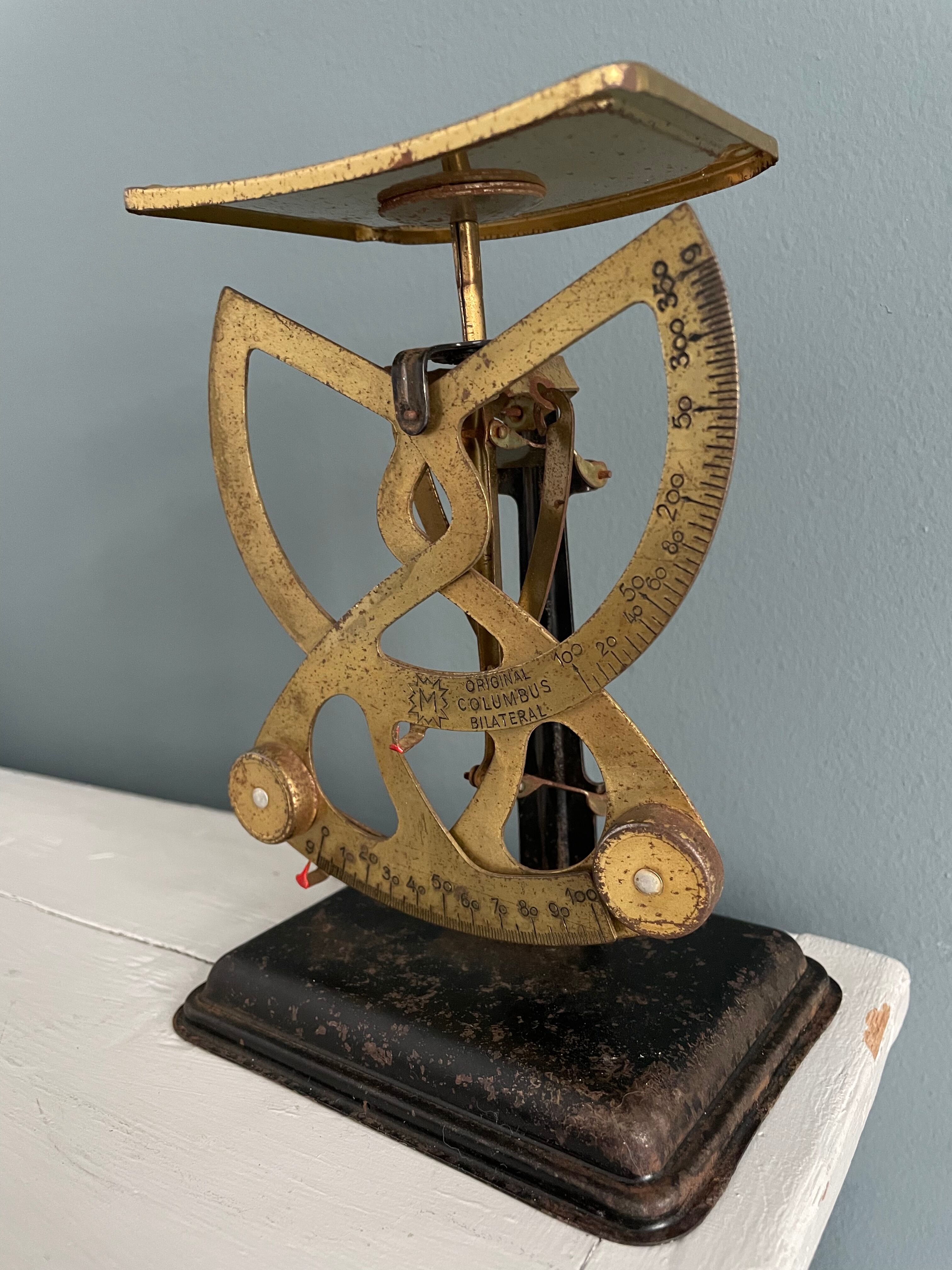 Letter scale 1900 Columbus Bilateral standing
