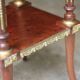 Home / Very finely crafted veneered wooden pedestal. With its marble