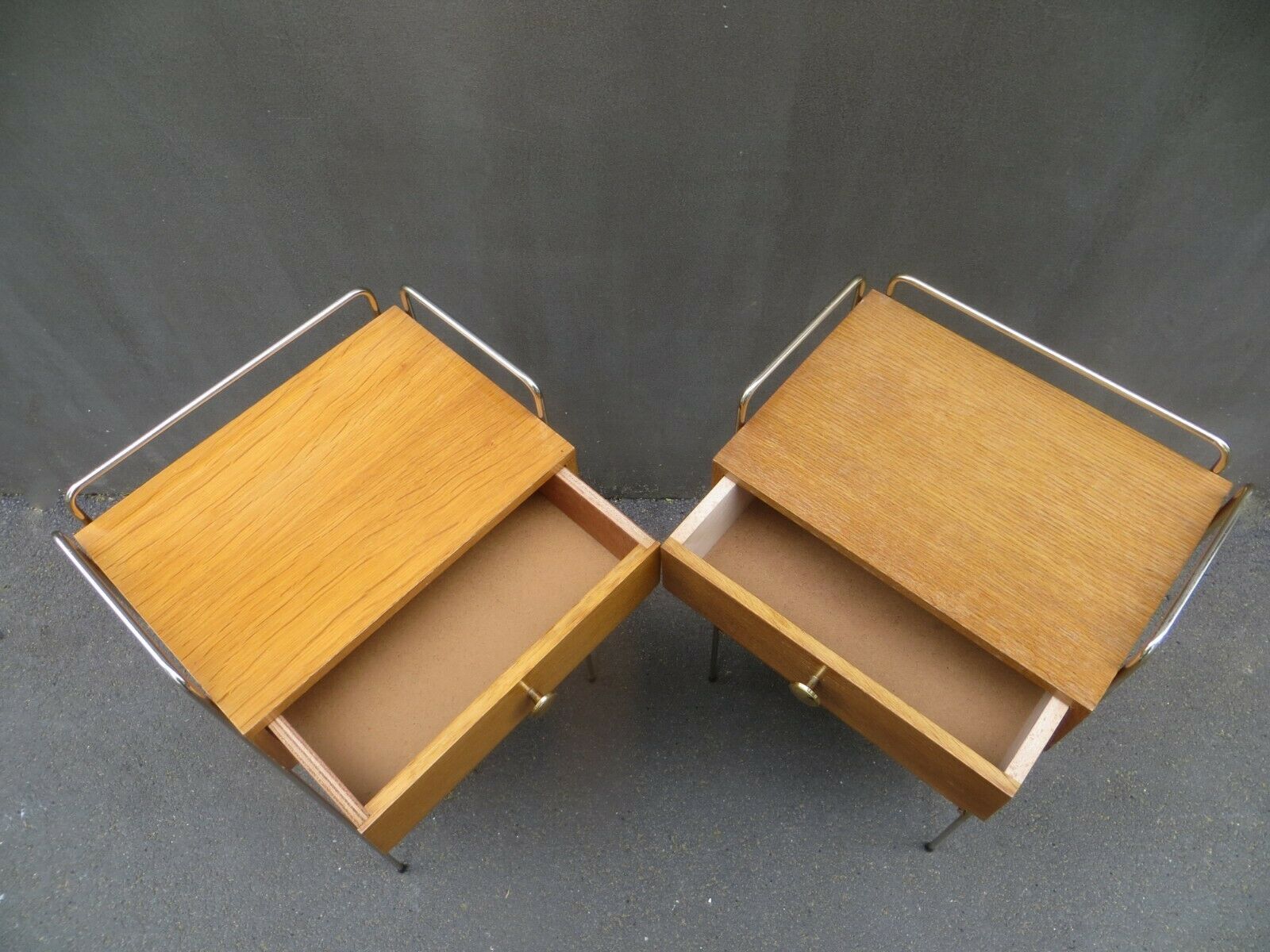 Pair of vintage bedside tables
