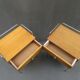 Pair of vintage bedside tables