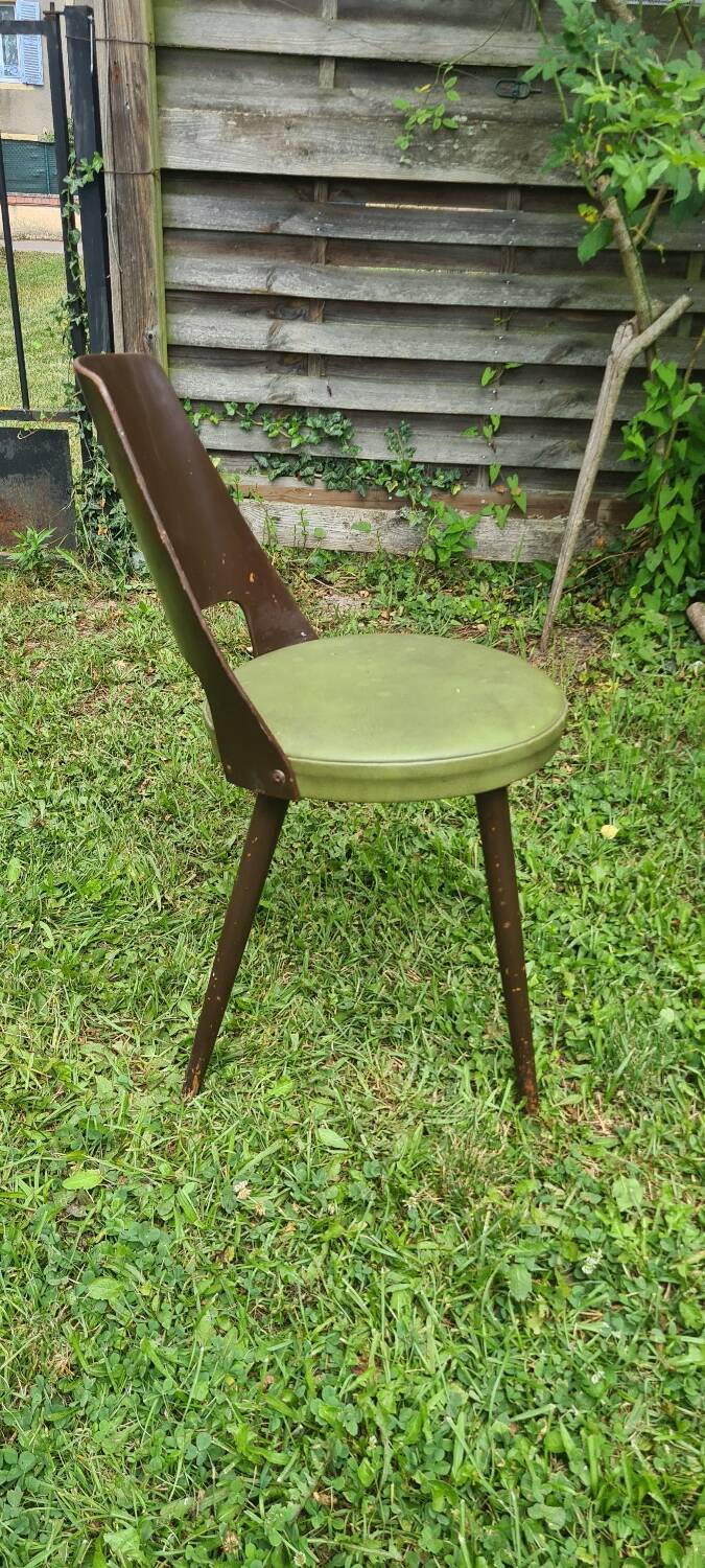 Small drop-leaf secretary and chair