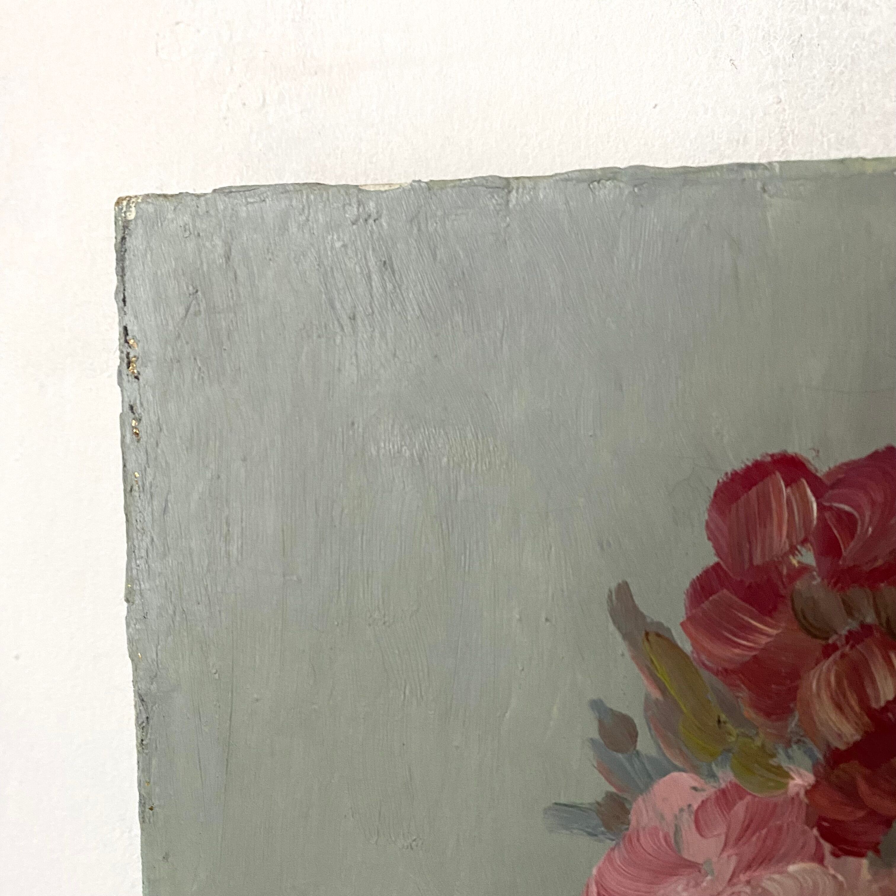 Oil on ancient canvas