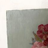 Oil on ancient canvas