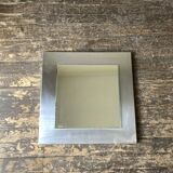 1970s space age steel mirror