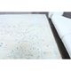 1970s Vintage Persian Handmade Wool Cotton Light Blue Area Rug 291x397