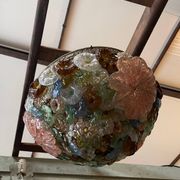 Murano glass ceiling light chandelier Barovier & Toso Flowers