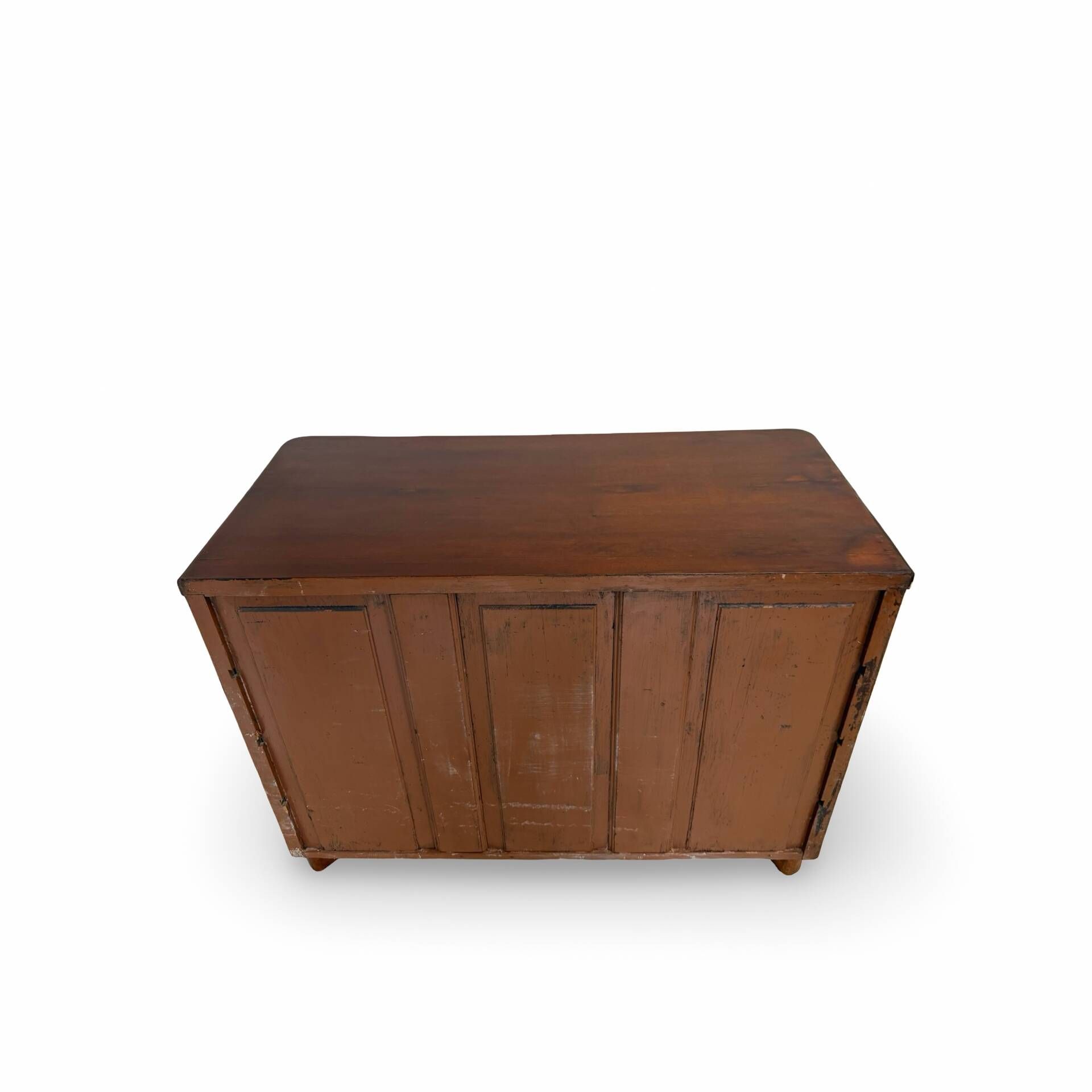 Italian art deco burl walnut chest of drawers, 1850s.