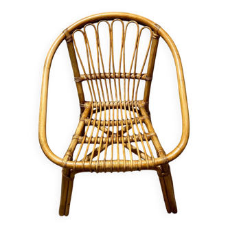 Rattan armchair