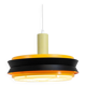 Grande suspension colorée de Carl Thore pour Granhaga (Suède, années 1960).