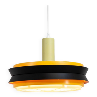 Large colorful pendant light by Carl Thore for Granhaga (Sweden, 1960s).