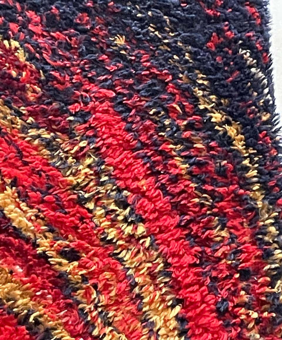 Colorful wool rug by salewa, germany, 1970s