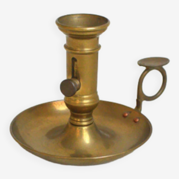 Brass cellar candle holder