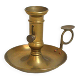 Brass cellar candle holder