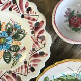 Flower plate serving