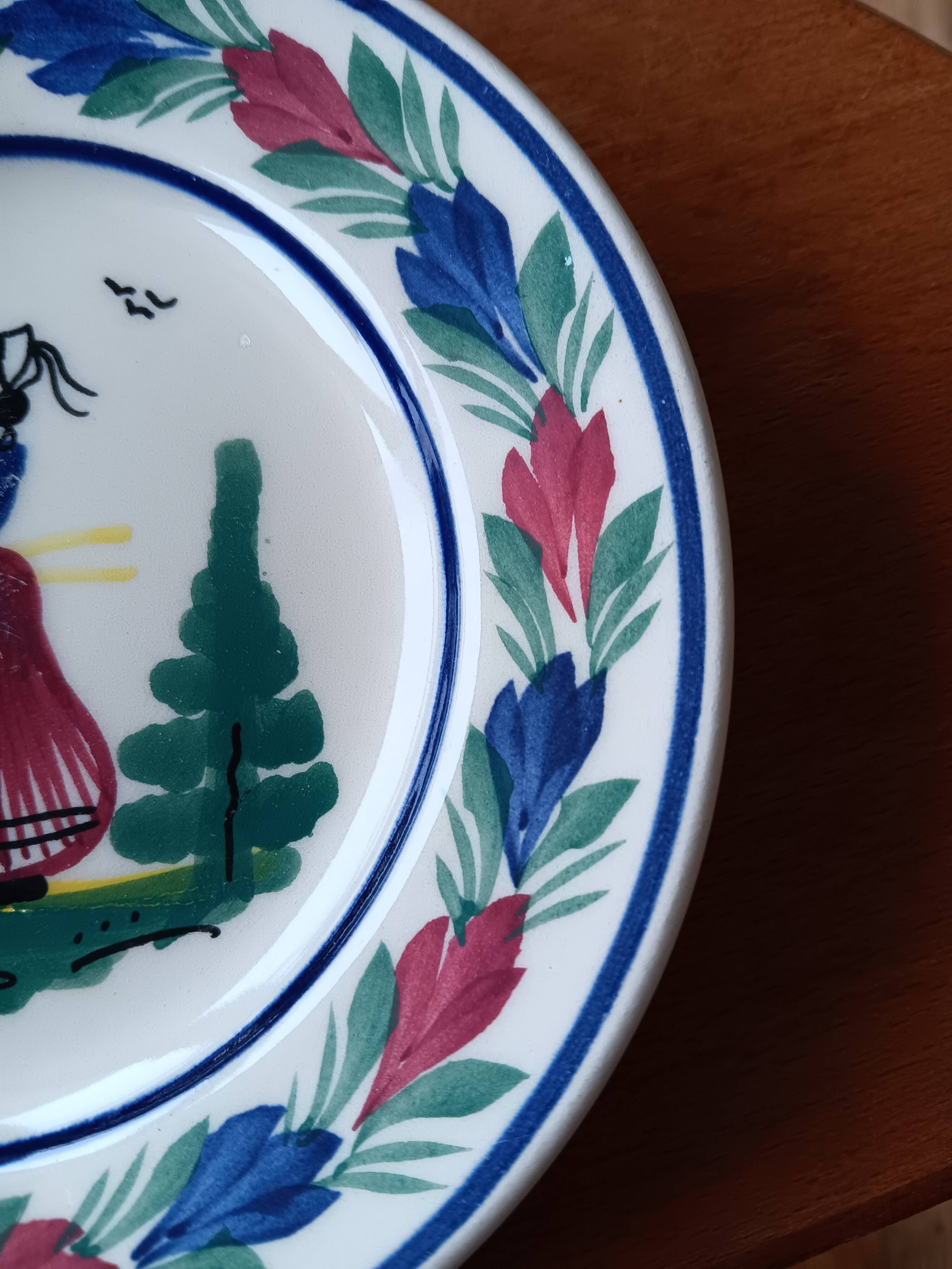 Small plate HB Quimper