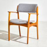 Model 49 oak armchairs by Erik Buch for O.D. Møbler