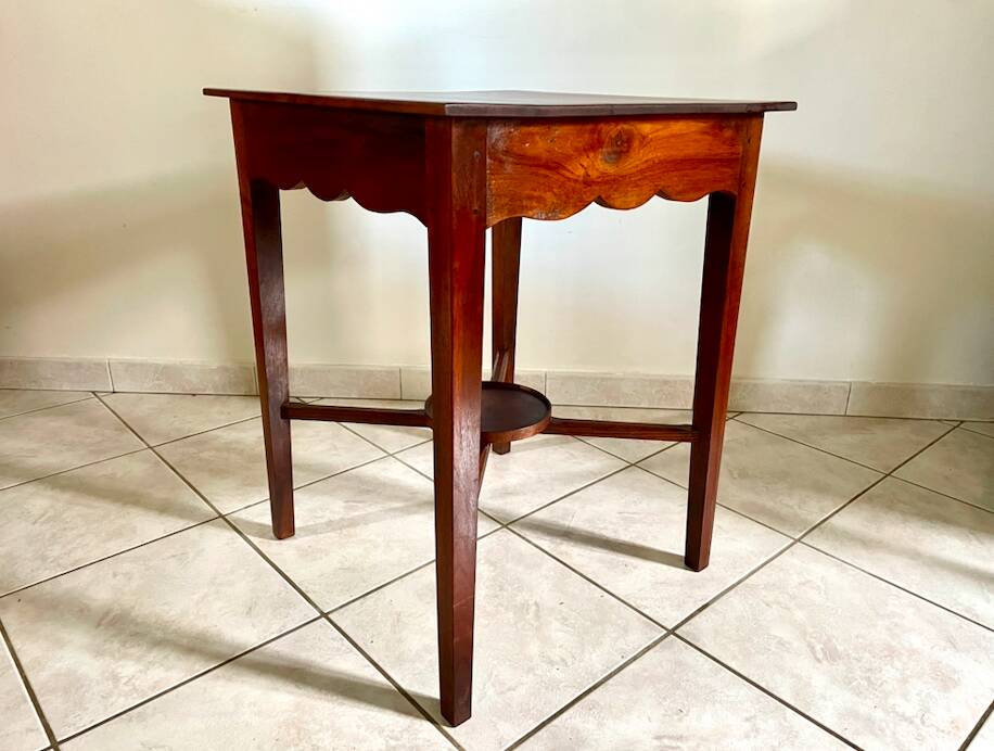 Solid wood side table 1950
