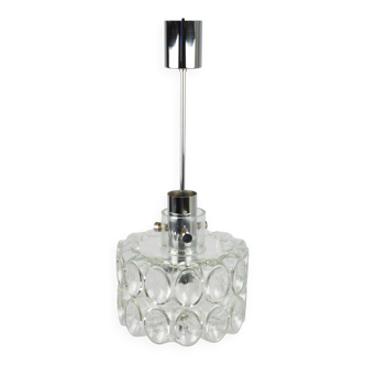 Glass pendant lamp, 1970s