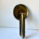 Vintage brass Scandinavian Art Deco wall candle holder sconce