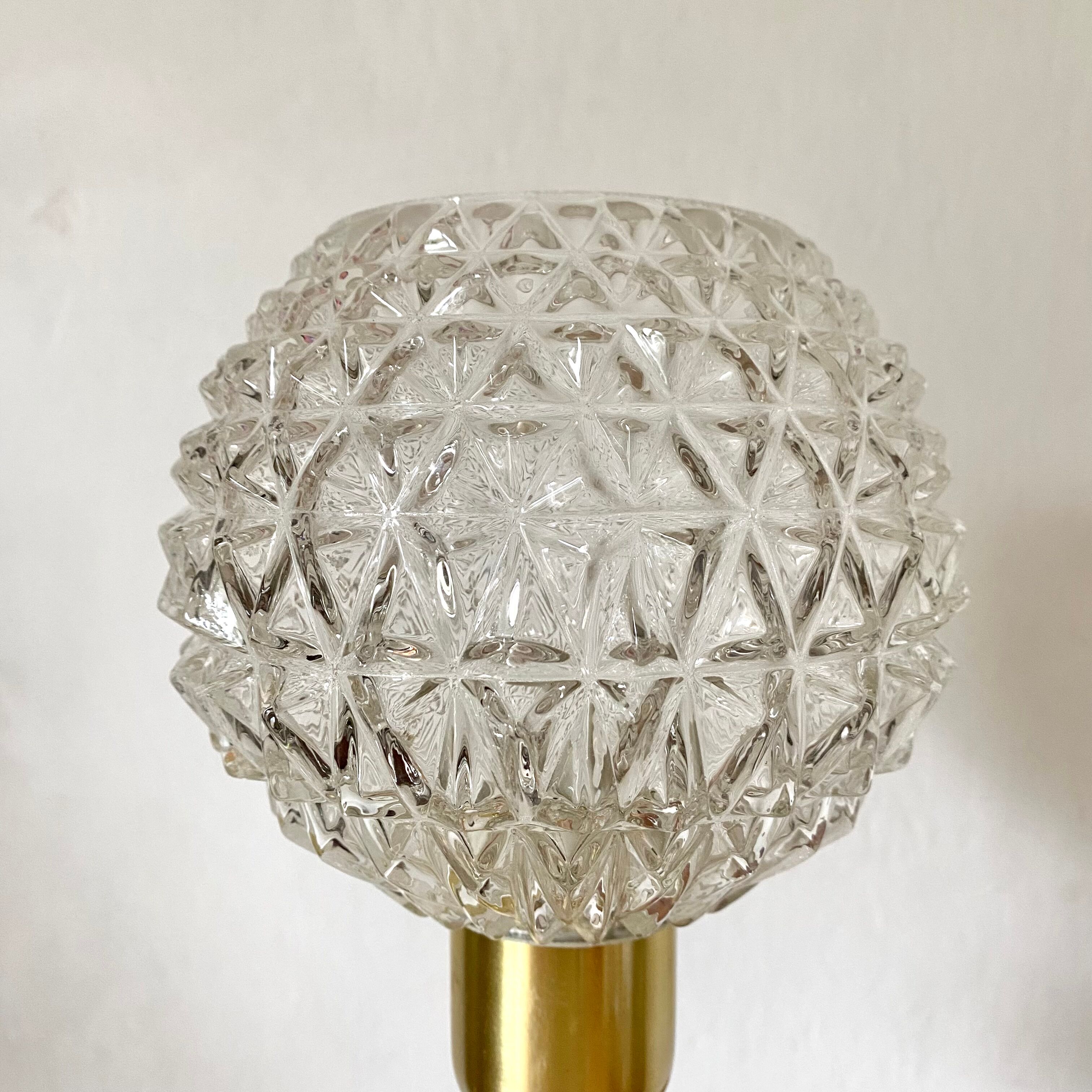 Vintage ceiling lamp glass globe