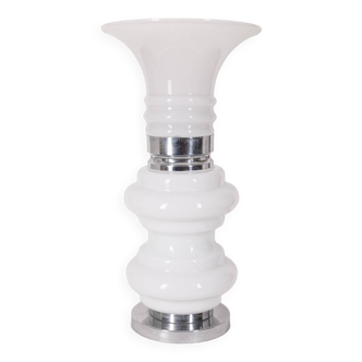 Large 60's vintage table lamp in murano glass