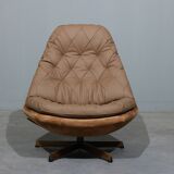 Mid-Century Danish Swivel Easy Chair from Madsen & Schubel, 1960s