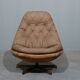 Mid-Century Danish Swivel Easy Chair from Madsen & Schubel, 1960s