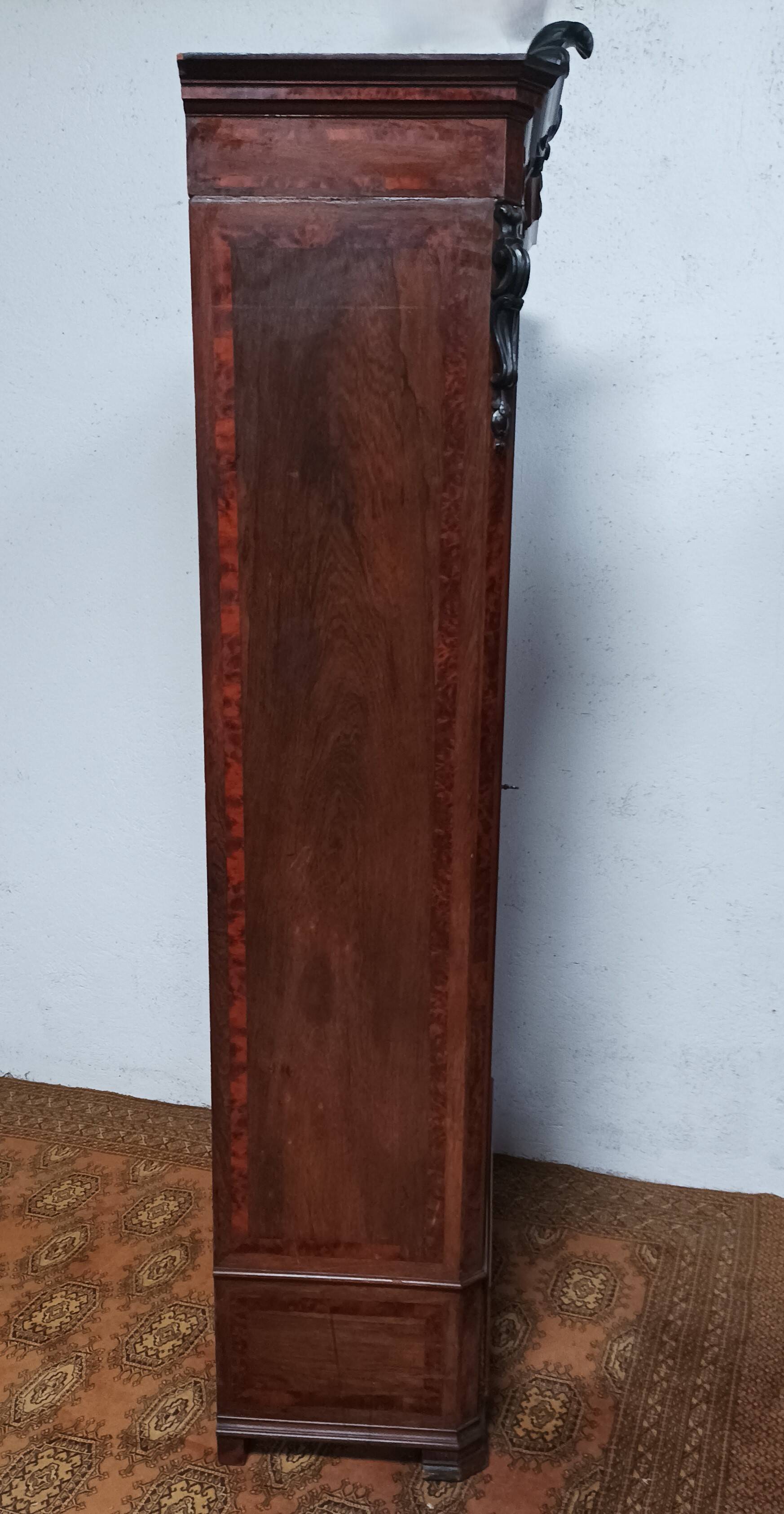 Napoleon III period library in thuja burl