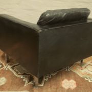 Fauteuil lounge en cuir COR Earls, années 1950