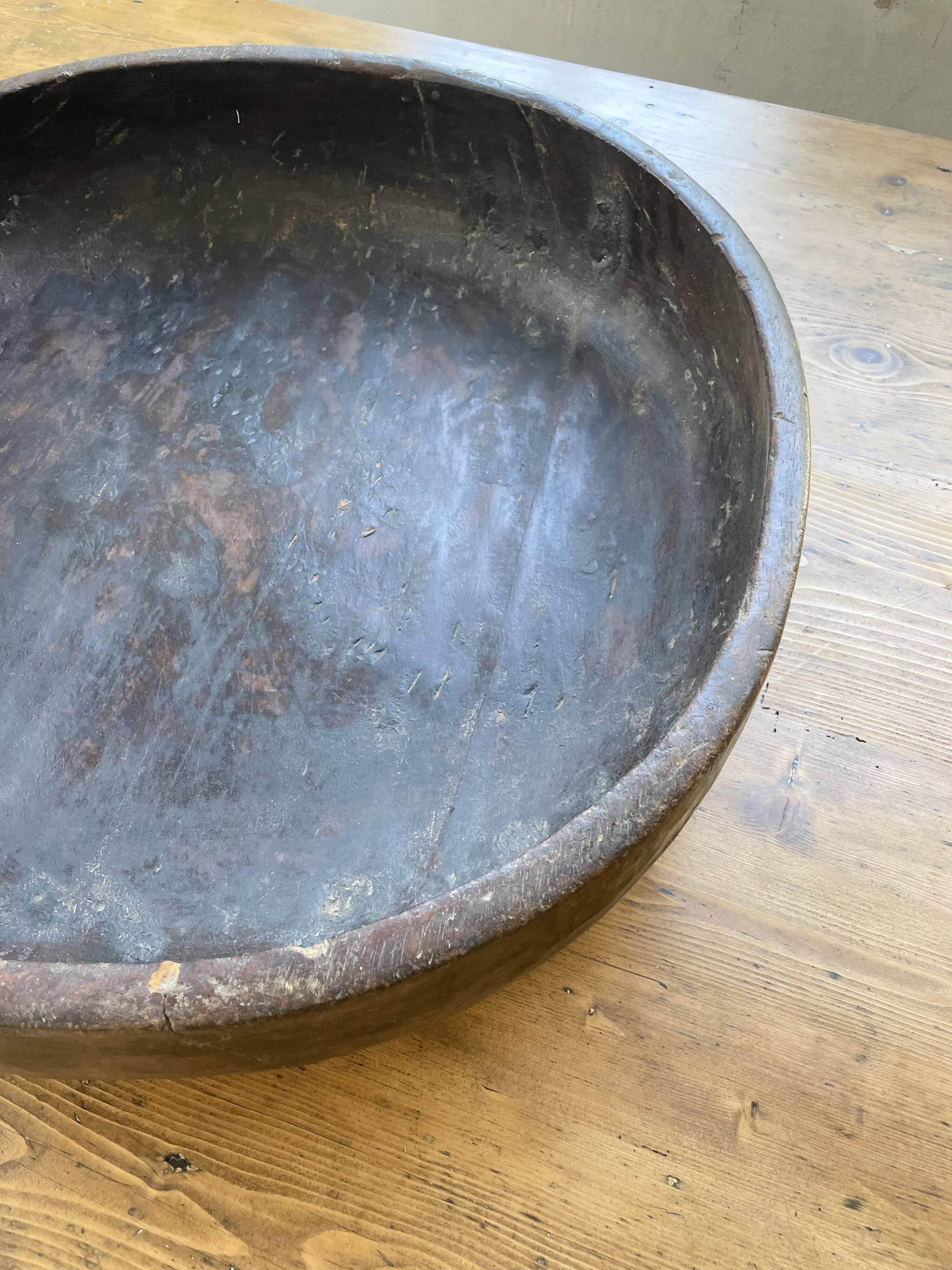 Plat en bois berbère XXL