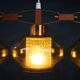 Glass Pendant Lamp by Carl Fagerlund, 1961