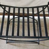 Vintage wrought iron stool