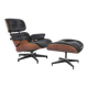 Black & Cherry Herman Miller Original Eames Lounge Chair & Ottoman