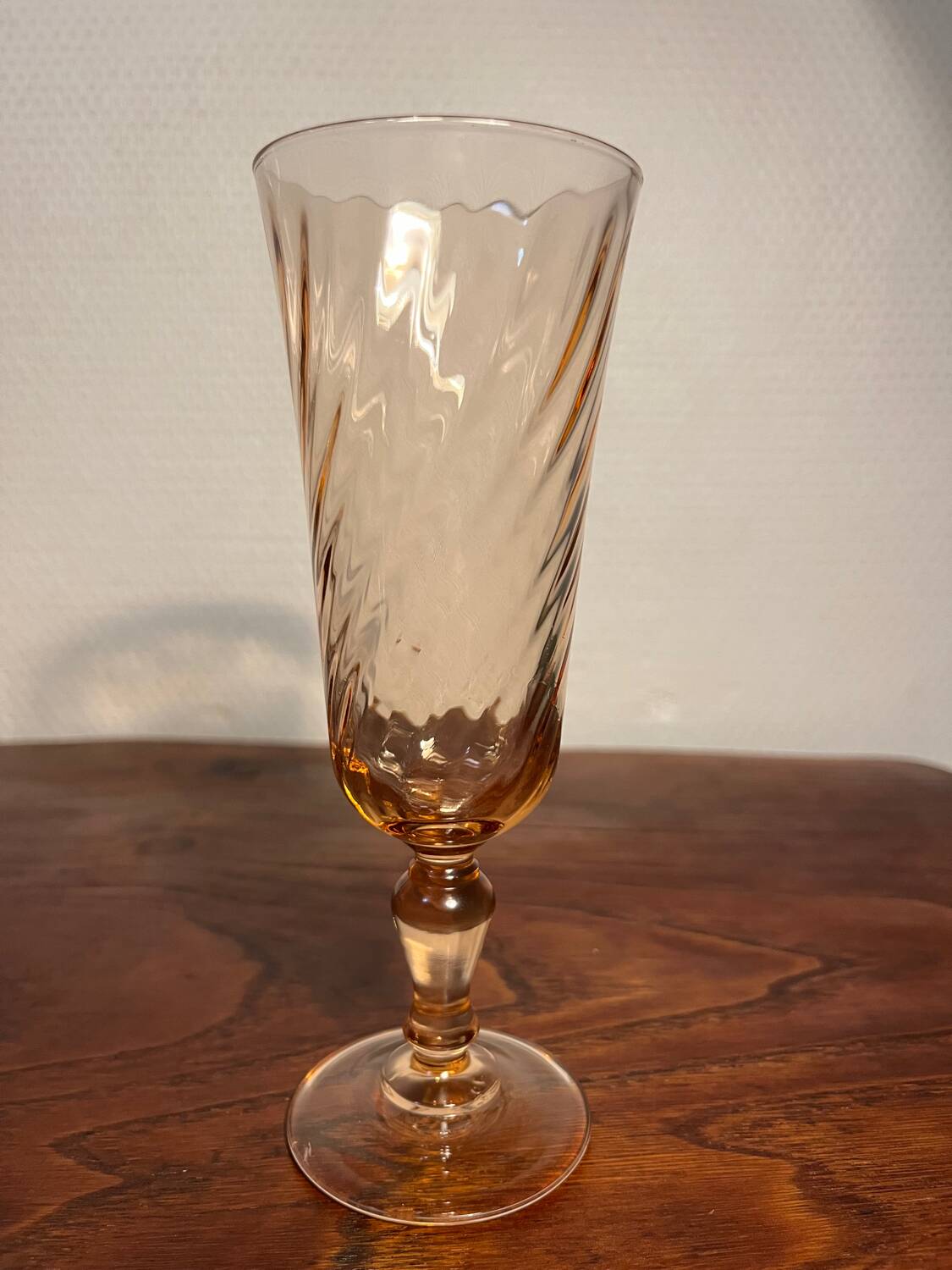 Rosaline glass champagne flute or coupe