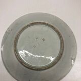 Gien earthenware plate from the end of the 19th century
