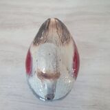 Duck-shaped slipware in the style of Michel Caugant.