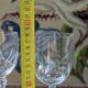 Verres à pied en cristal