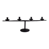 Brutalist candlestick candlestick with 4 metal branches