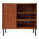 Vintage wooden cabinet with shelves and 1 door