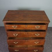 English oak chest of drawers late eighteenth century