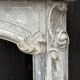 Louis XV fireplace in blue Turquin marble, 18th century.
