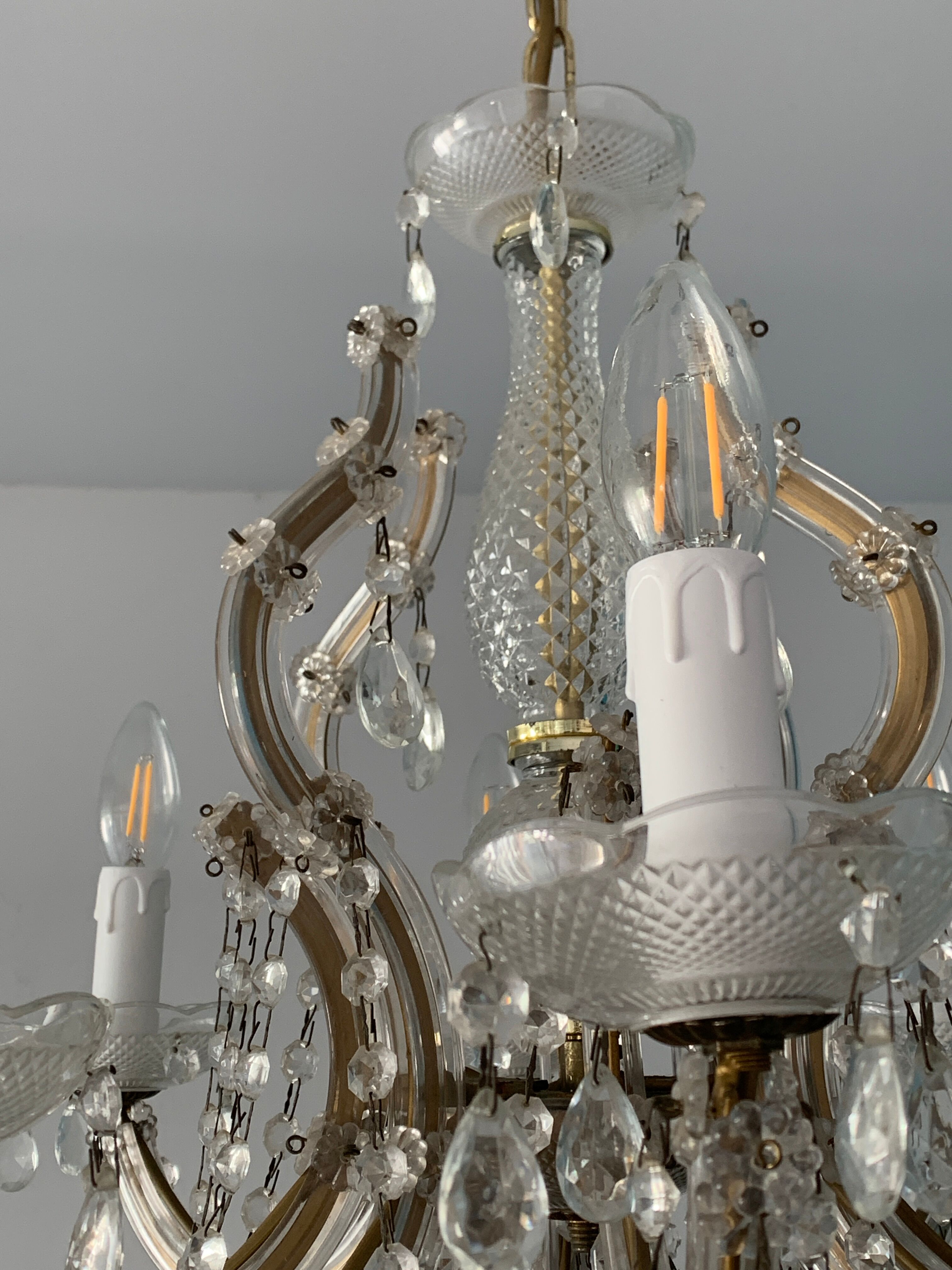 Lustre Marie Thérèse, 8 pampille fires, 1970