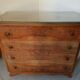 Walnut chest of drawers 1950