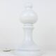 White Bishop chess lamp by Ivan Jakes, made of white glass, Czechoslovakia, 1970s.