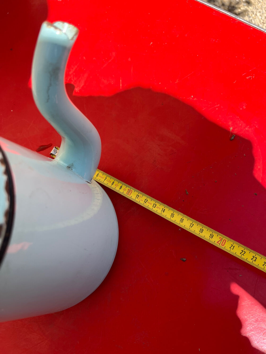 Enamelled coffee maker