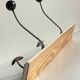 ANTIQUE SCHOOL COAT RACK White Wood