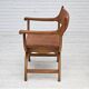 1960s, Danish design by Henning Kjærnulf, reupholstered lounge chair, model "Kurul".