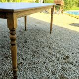 Solid oak farmhouse table