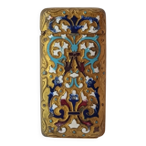 Ancien pyrogène émail cloisonné boite allumettes collection fumeur