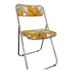 Vintage folding chair - upcycling - Iphigenie Yellow